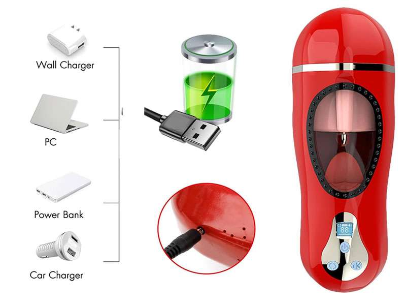 Sạc điện cho âm đạo giả Masturbation Cup